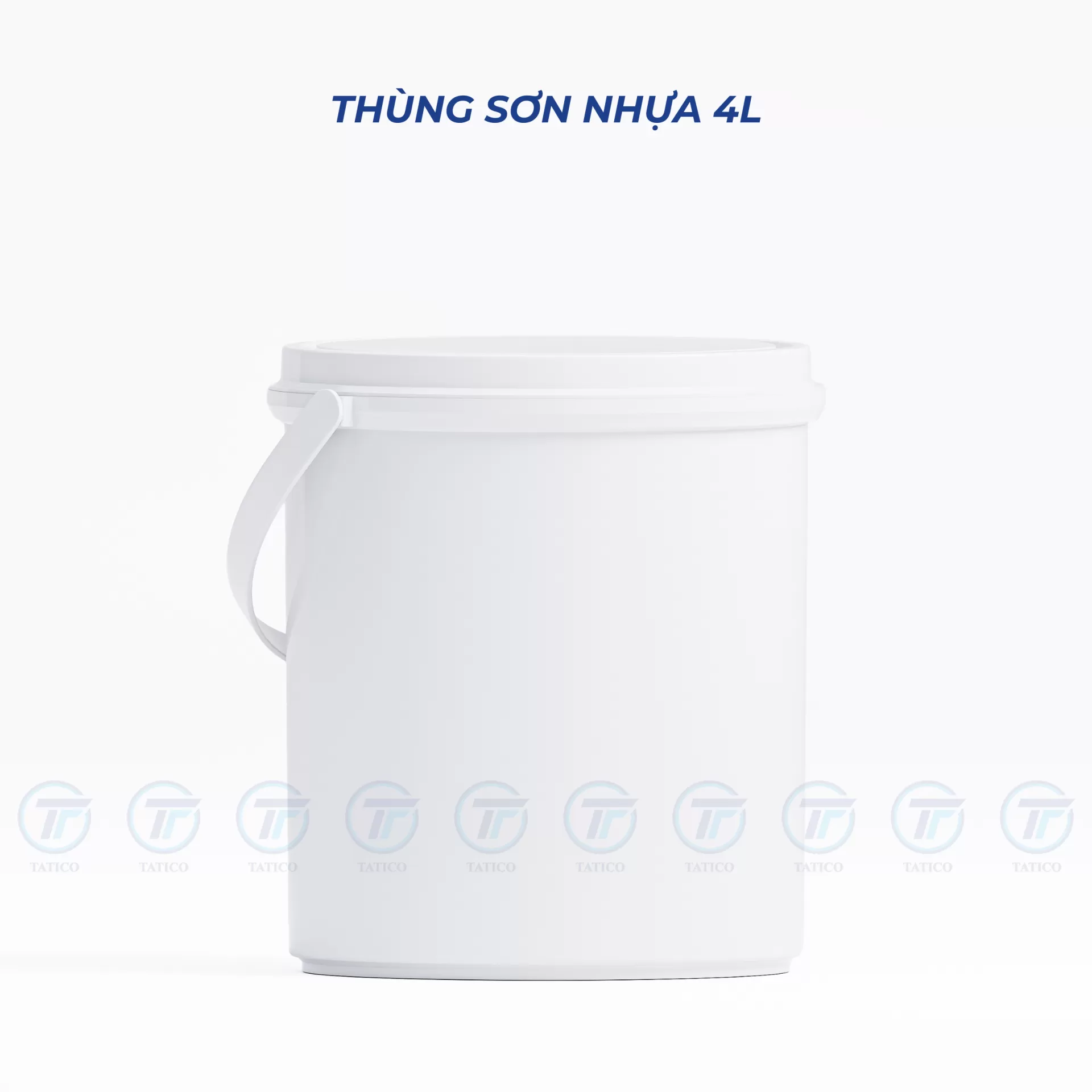 Vỏ thùng sơn nhựa 4L Tatico